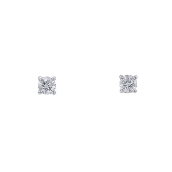 Tiffany & Co. Jewelry - TIFFANY Authentic Silver Diamond Earrings